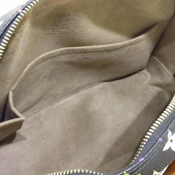 💎✨ULTRA RARE✨💎 LOUIS VUITTON Trouville Noir Monogram Multicolor - Picture 9 of 12